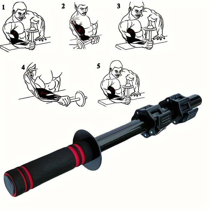 

Adjustable Dumbbell Handles For Arm & Forearm Strength Training - Ideal For Home Gym Workouts