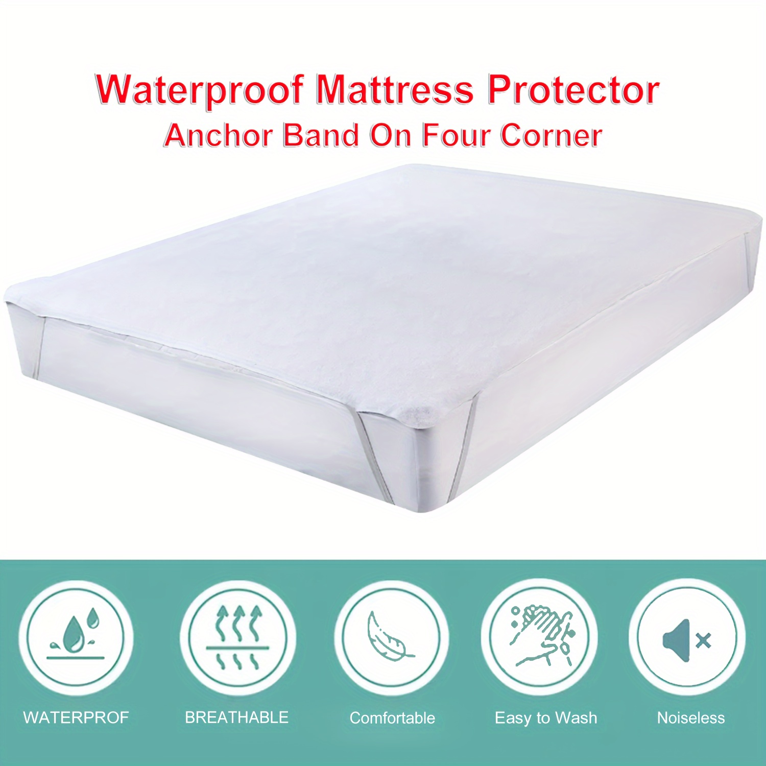 Protector colchón impermeable 160x190/200 cm PROTECTORCOLCHONIMP