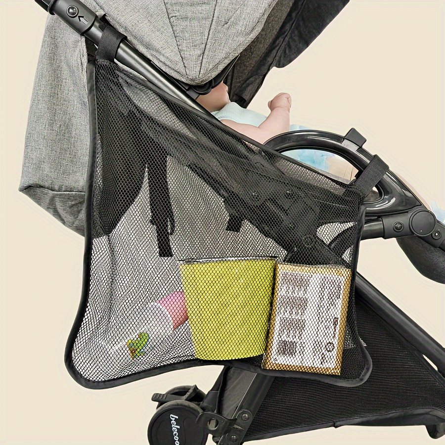 

Side Hanging Net Bag For Strollers: Universal, Non-slip, And Suitable For Ages 14 And Up