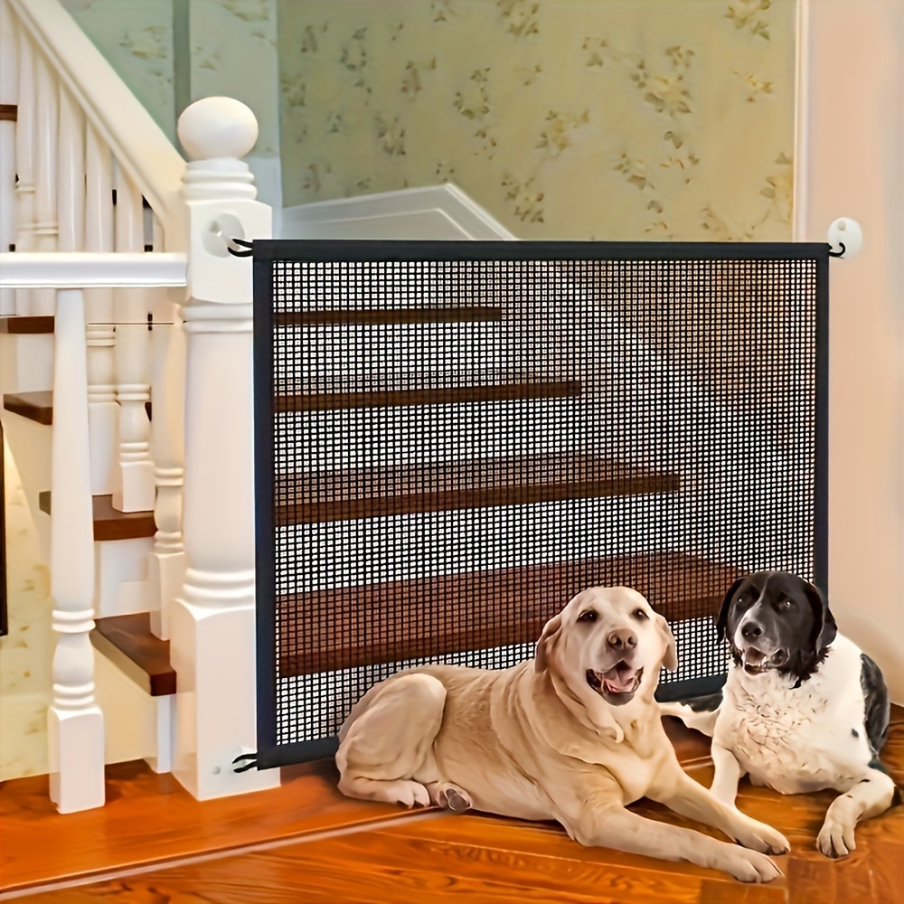 TEMU Fiber Pet Safety 1-pack - Durable, , No-drill Installation, For Stairs, , And , Dog Rail - Long-lasting, Pet-, Uncharged