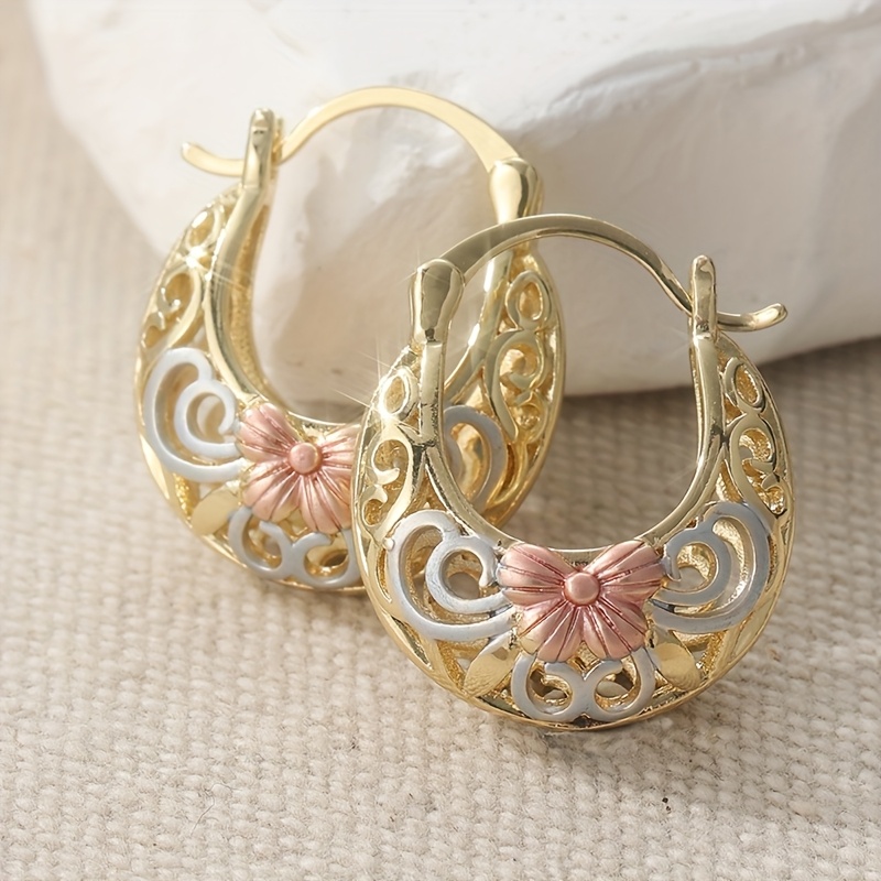 TEMU Orecchini a Vintage Bohemien YOYO per Donna - in Tonalit� con Base in Rame, Gioielli Eleganti i e Formali - Idea Regalo di Natale, Design