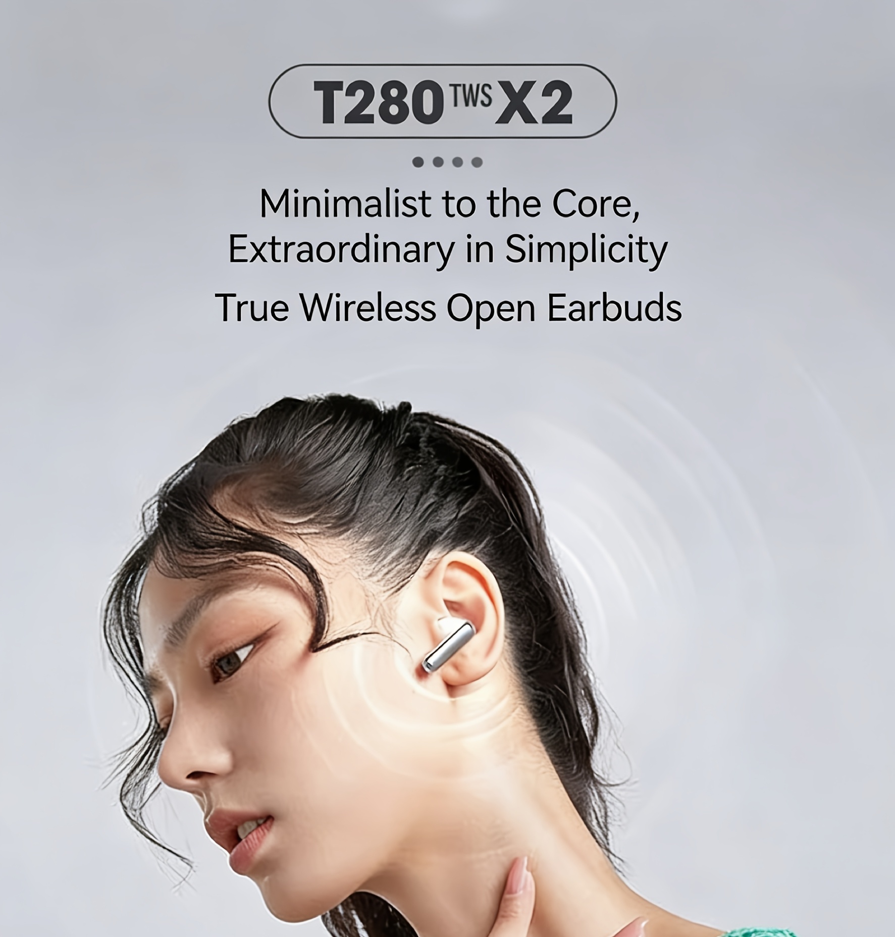JBL T280TWS X2 True Wireless Earbuds, 12mm Dynamic Driver Deep Bass, DSP Call Noise Cancelling, Bluetooth 5.3 Stable 15m Connection, 24H Total Battery + 10Min Fast Charge, 3.4g Lightweight Semi-In-Ear, Low Latency Game Mode, IPX4 High Quality, Type-C