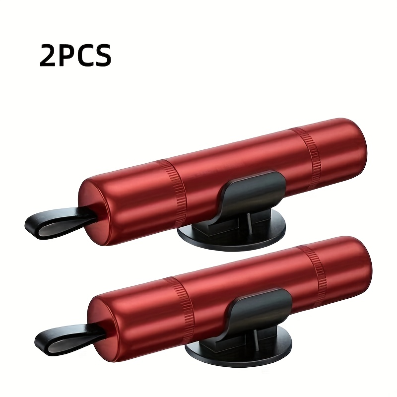 Image of 2pcs/car Safety Hammer - Equipped With A Window Breaker And Seat Belt Cutter, Used As An Outdoor Breaking Escape Tool, Portable 3.64-inch Design, Stylish Metal , Sturdy And Durable