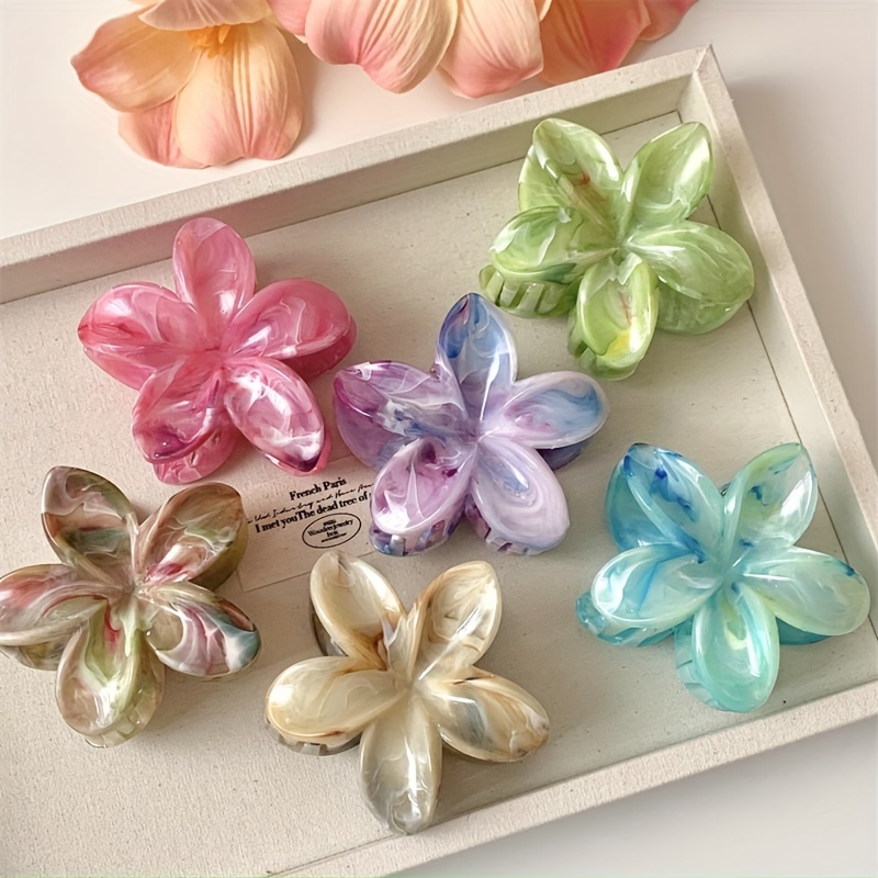 

1/4pcs Women's Tie-dye - Accessories - Hairpin - For Women, , And Photo Props