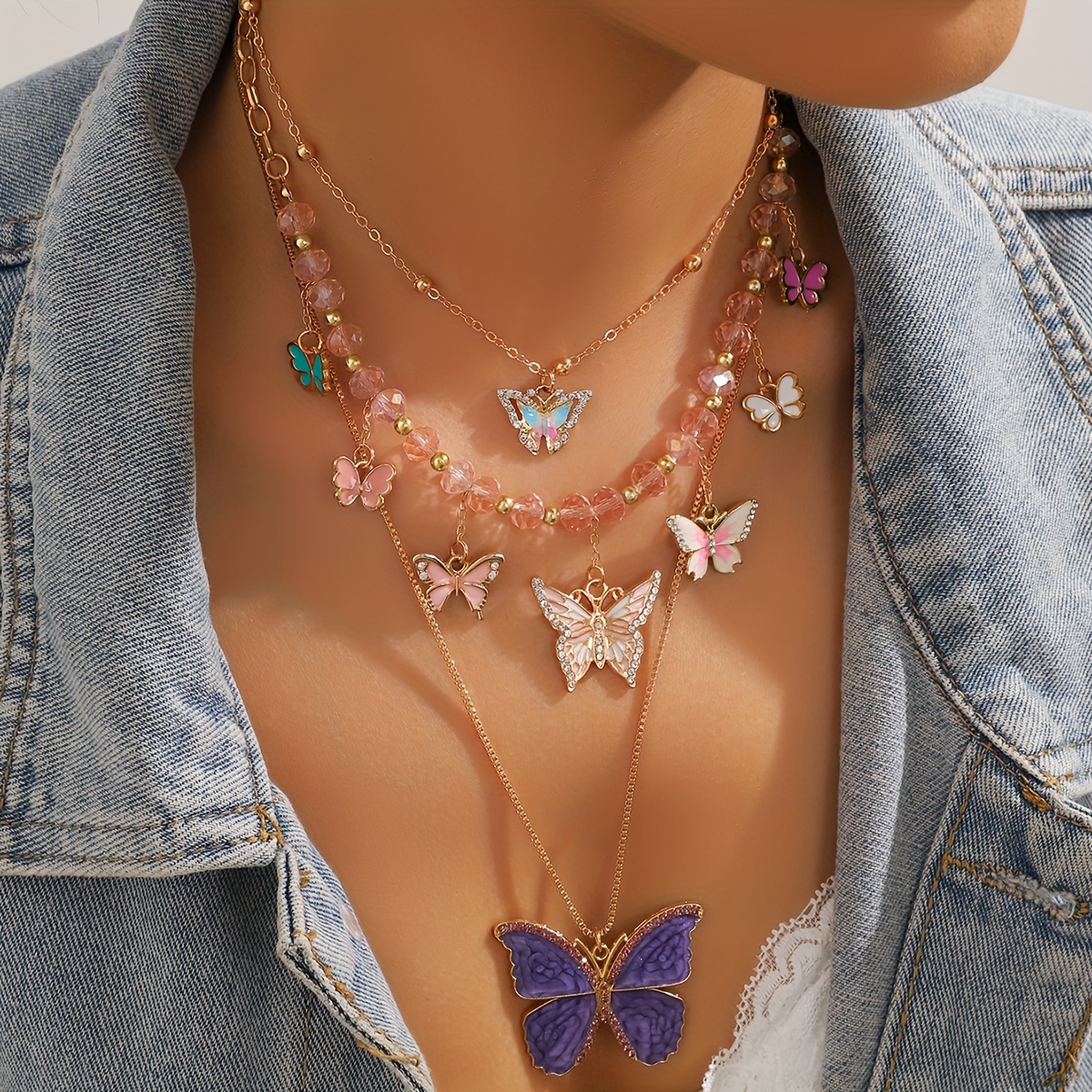 jewelry set y2k sold on Temu United States