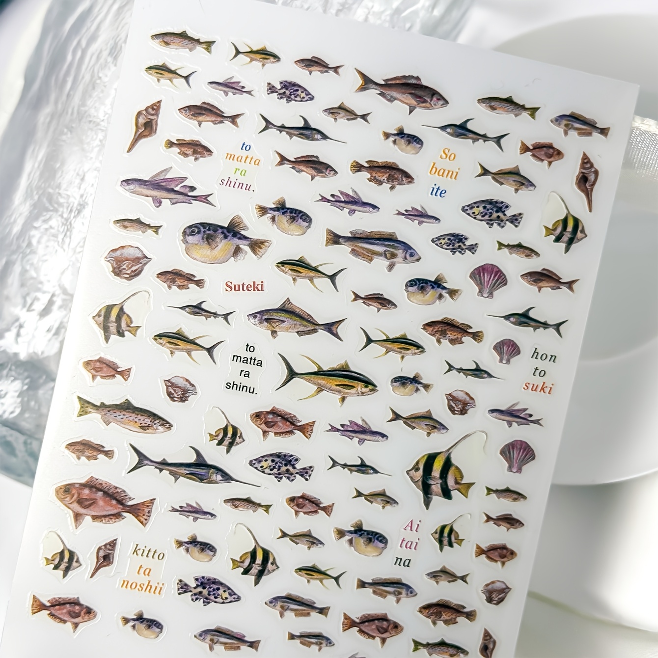 1pc Of Summer-themed For Nail Art Stickers, And Adorable, Perfect For Colorful For Nail Designs. Self-adhesive Additions Are Ideal For Nail Art