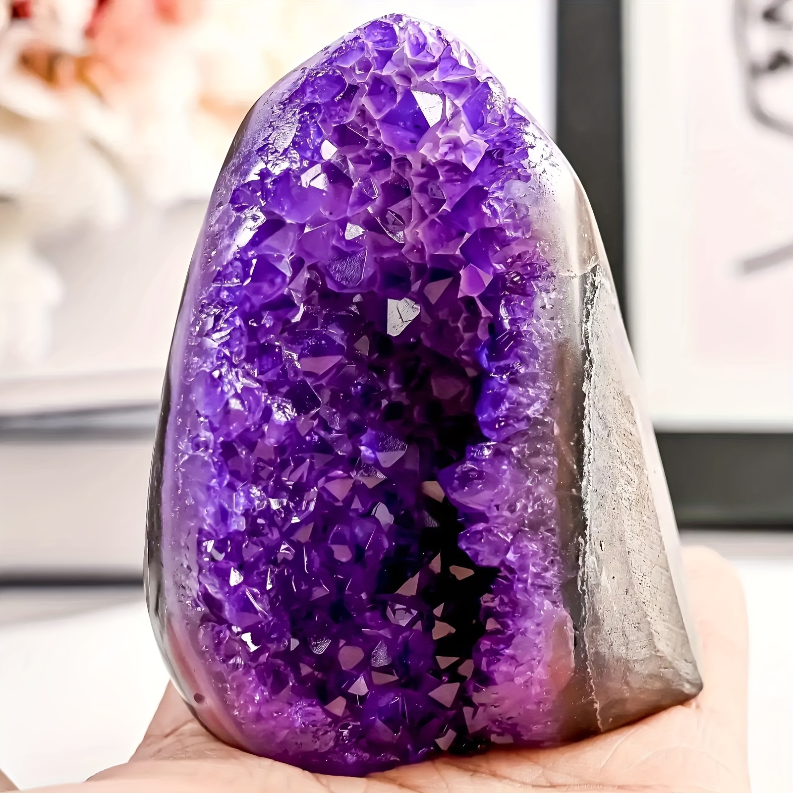 TEMU 【天然紫色の地球結晶とクォーツで作られたジュエリー】ご自宅やオフィス、ホリデーギフトに最適