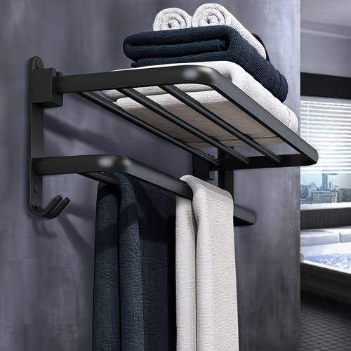 no drill bathroom wall mounted storage rack wall mounted towel rail toilet and bath towel rack towel ring and coat hook shelves