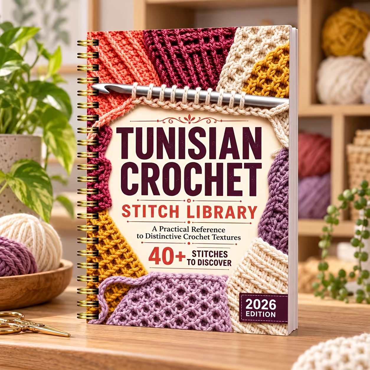 TEMU Manuel et livre de tutoriels de de dentelle au crochet , plus de 40 textures de crochet uniques, guide de référence pratique pour les débutants