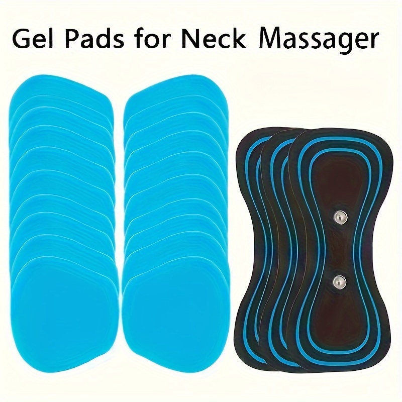 

Multi-pack Pads For Neck Massagers, Replacement Fan-shaped Water Gel Patches For Muscle Massage, Non-battery Flexible Gel Pad Set For Adult Fitness