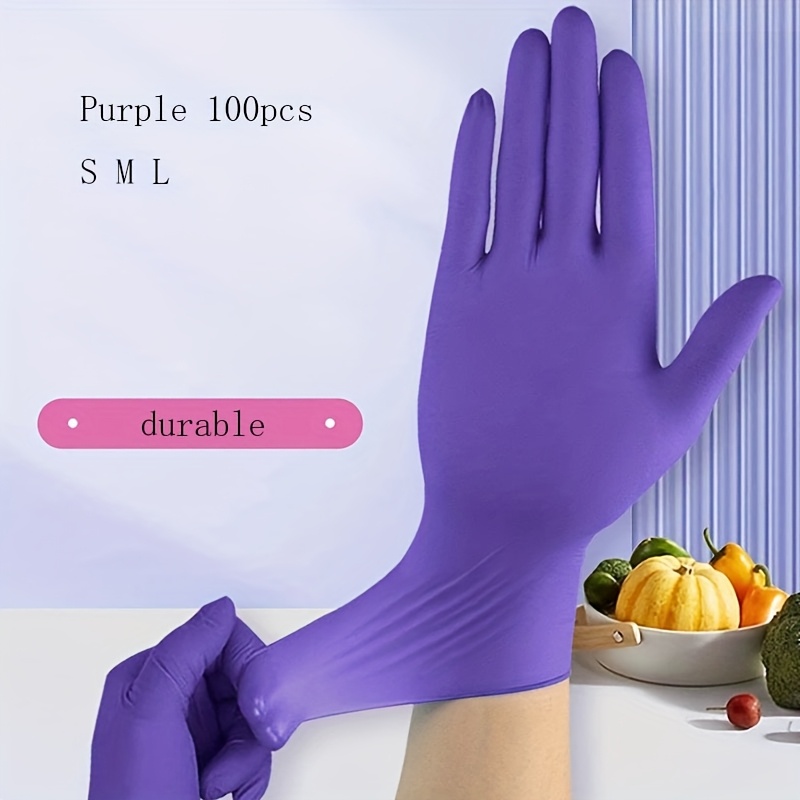 

Disposable Gloves Made Of Nitrile Rubber, Food Grade Beauty, Kitchen Cooking, Dishwashing, Waterproof, Massage, Oil Resistant, And Clean