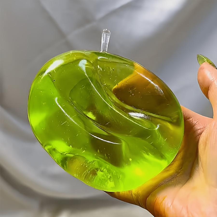     toy transparent slow rebound relax toy stylish   fruit   student desk decoration relax gift random color