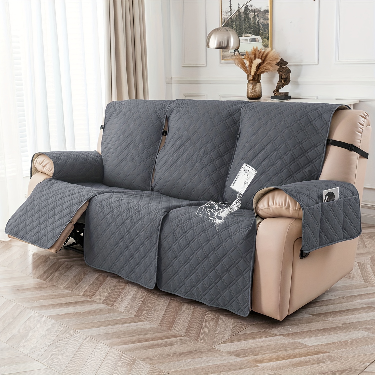 

3pcs/set 100% Slipcovers Sofa Covers For