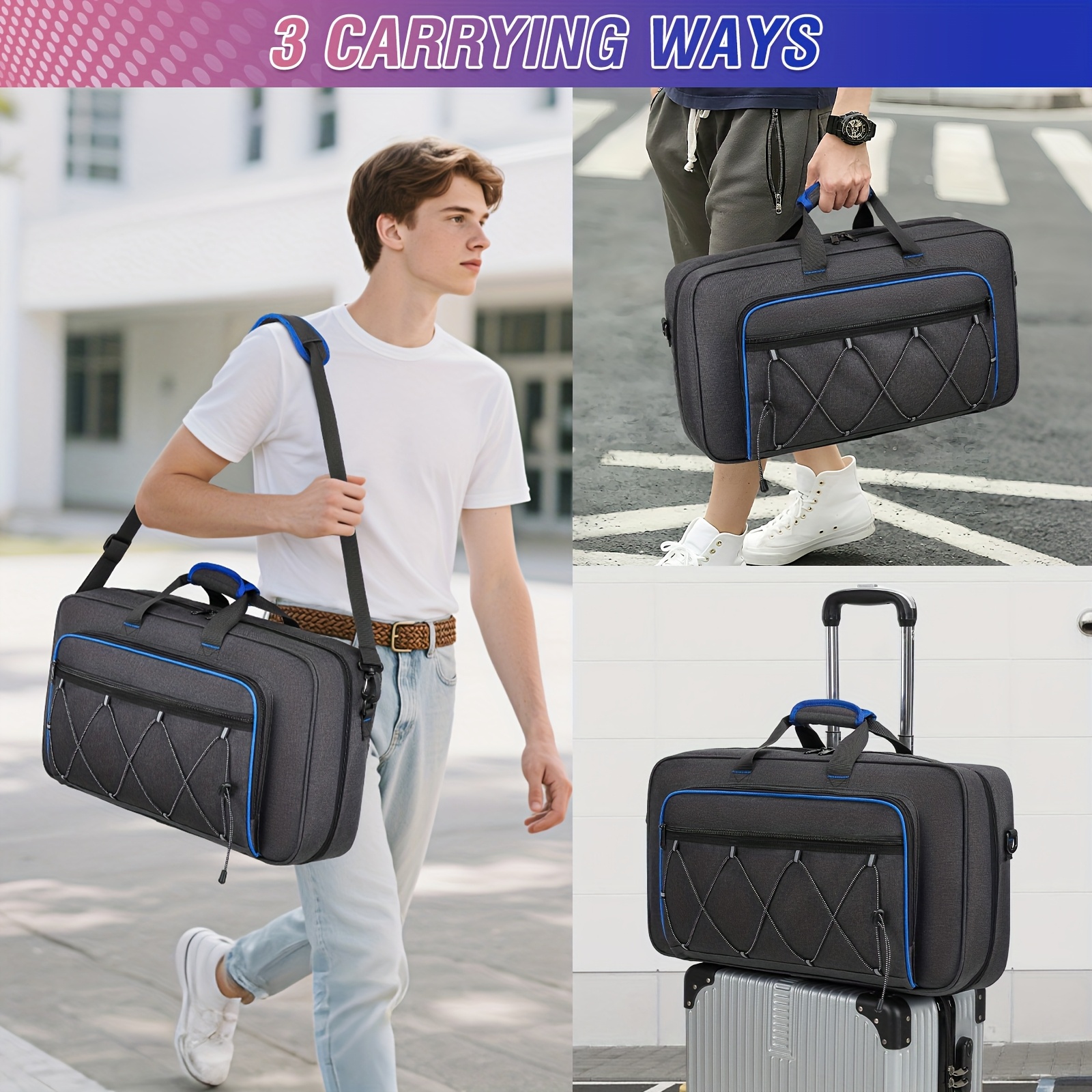 YH&GS Thickened DJ Controller Backpack with 15.6-Inch Laptop Compartment