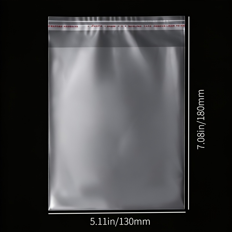 105pcs/transparent Gift Packing Bags Self-adhesive Opp Plastic Bags Jewelry Self-adhesive Cookie Candy Packaging Cellophane Bag