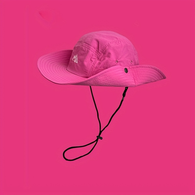 TEMU 1pc, Men And Women's Outdoor Color-blocking Bucket Hat, Camping Fishing Hat, Vintage Bucket Hat, Cowboy Hat, Color-blocking , Suitable For