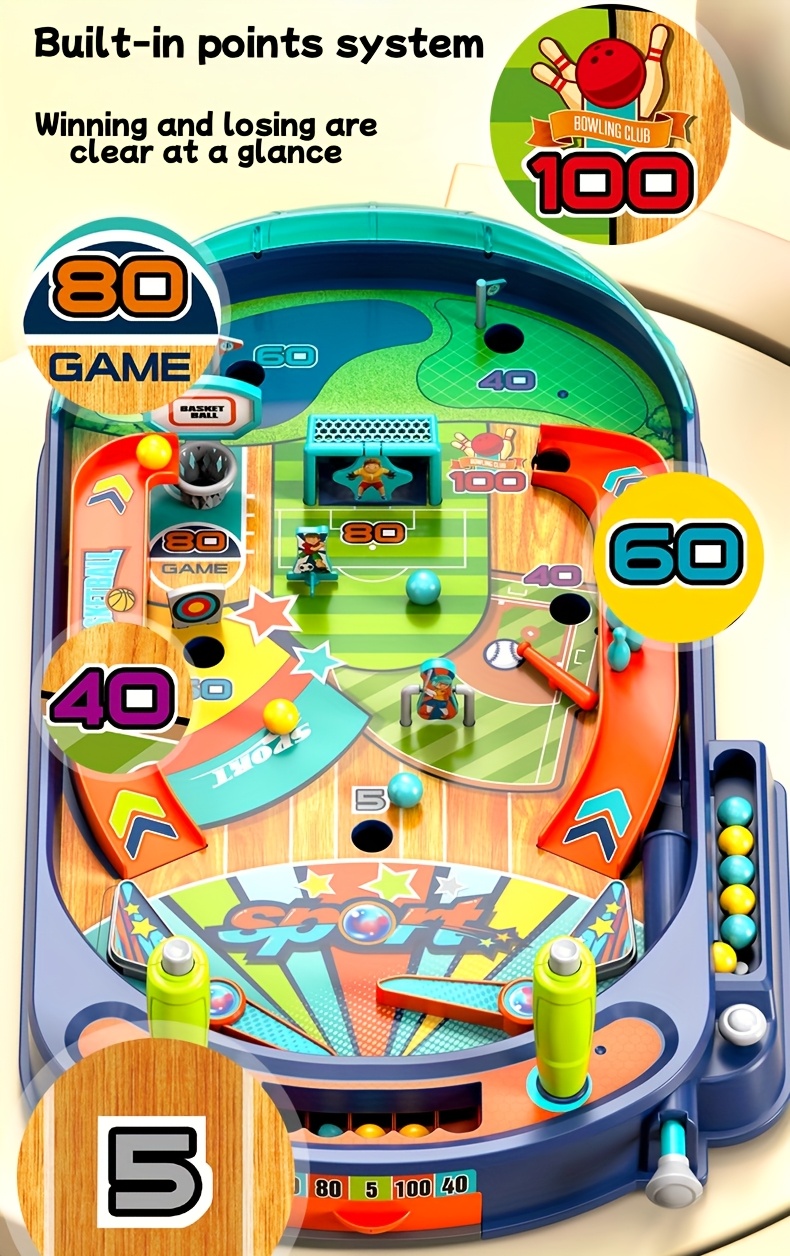 multi game motion marble desktop game colorful attracting attention a competition against multiple people for points making the game Product details 10