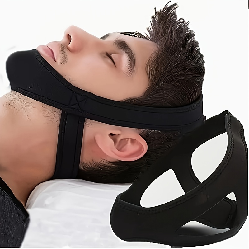 's & 's Anti-Snoring Sleep Aid - Adjustable V-Shaped Jaw Device with Mandibular Advancement, Portable Anti-Snoring Mask, Stop Snoring Device for, Travel-Friendly Snore & Sleep Apnea Treatment