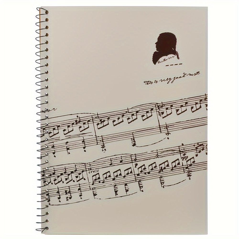 

Blank Sheet Music Staff Paper Notebook Pages 26x19cm ()