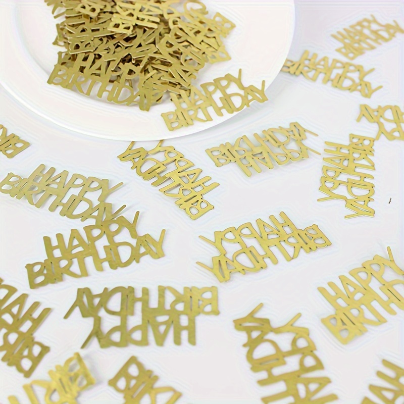 

50 Pcs Party Decorations - Paper Confetti For Birthday Celebrations