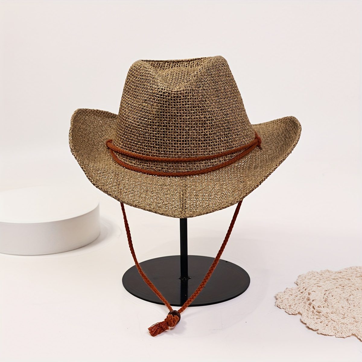 Straw Cowboy Hat - Temu