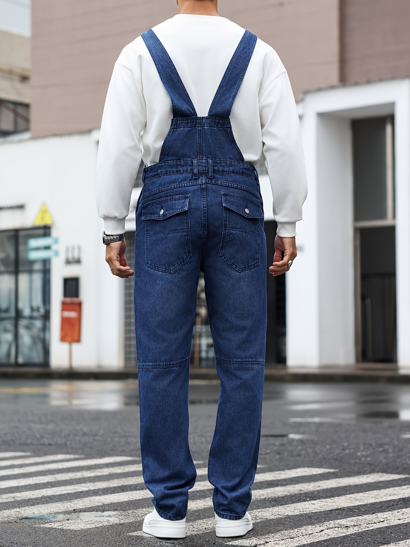 Blue Overalls Men Jual Men Bib Pants Denim Jeans Suspenders