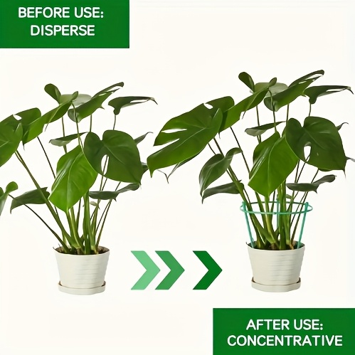 set of 6 garden plant support poles suitable for potted flowers and plants waterproof and durable   used to increase height a great companion for garden plants details 2