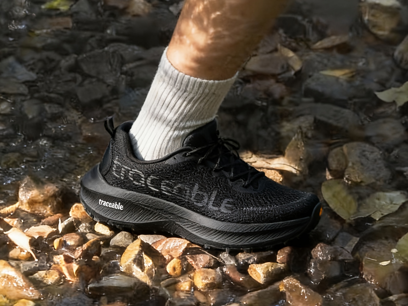 Sneakers, Men's Outdoor Shoes, Lightweight and Comfortable Trail Running Shoes, Anti-Slip Shock-Absorbing Casual Shoes, Fashionable Sports Running Shoes for Men