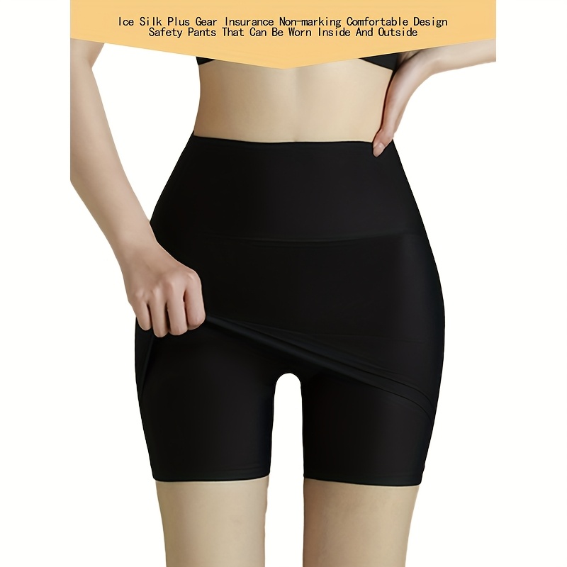 1pc womens high elastic shapewear safety pants anti emptied Temu