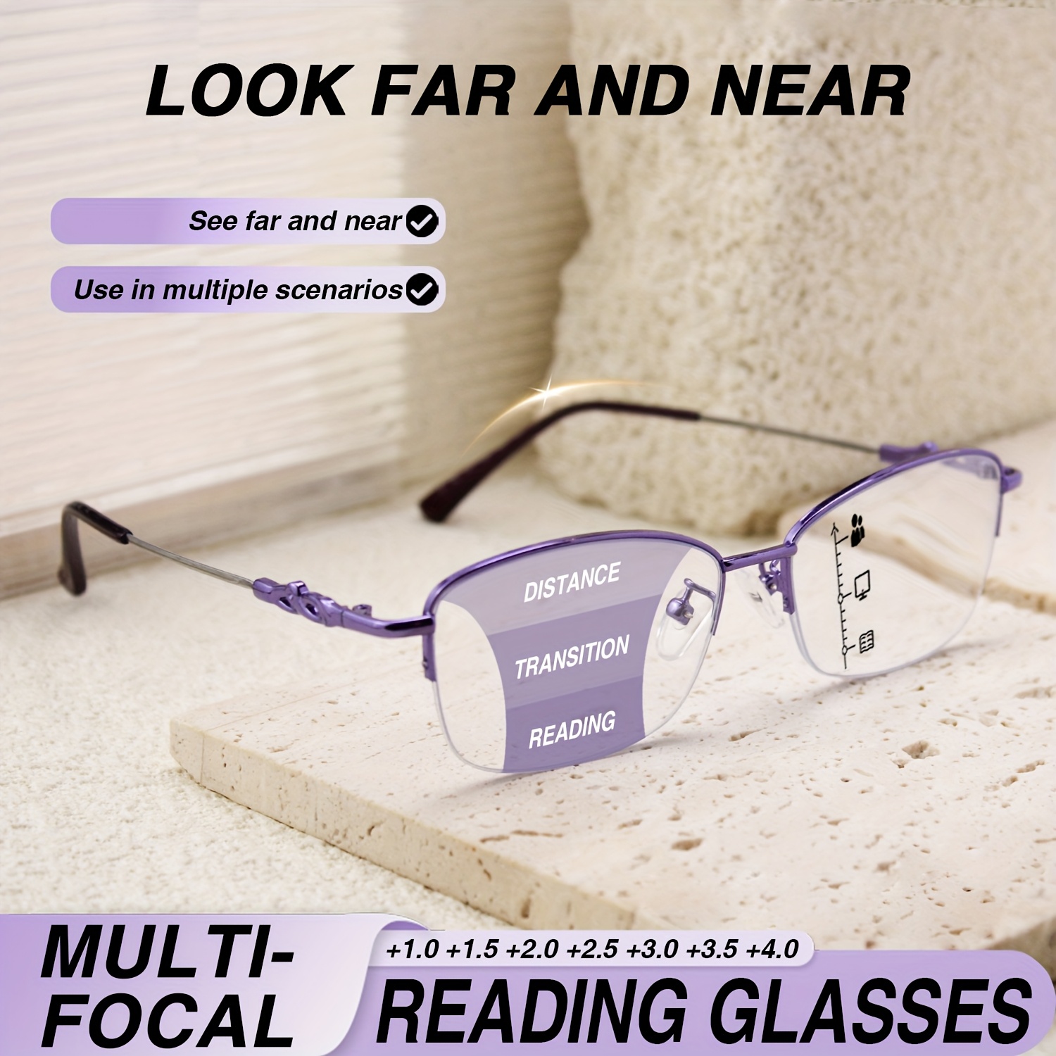 Multi Focal Best Multifocal Lenses For Glasses Aluminum Magnesium