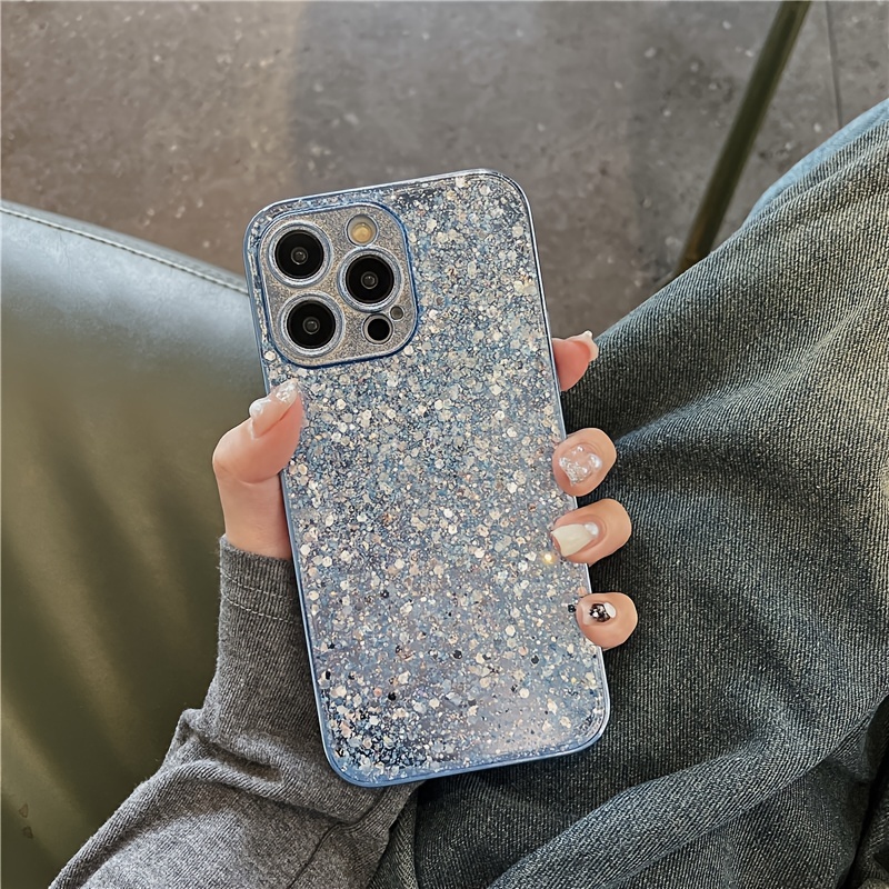 

Sparkling Glitter Shockproof Case For Iphone 15/pro/max, 14/plus/pro/max, 13/mini/pro/max, 12/mini/pro/max, 11/pro/max - Durable Tpu With Safety Cushion Drop Safeguard