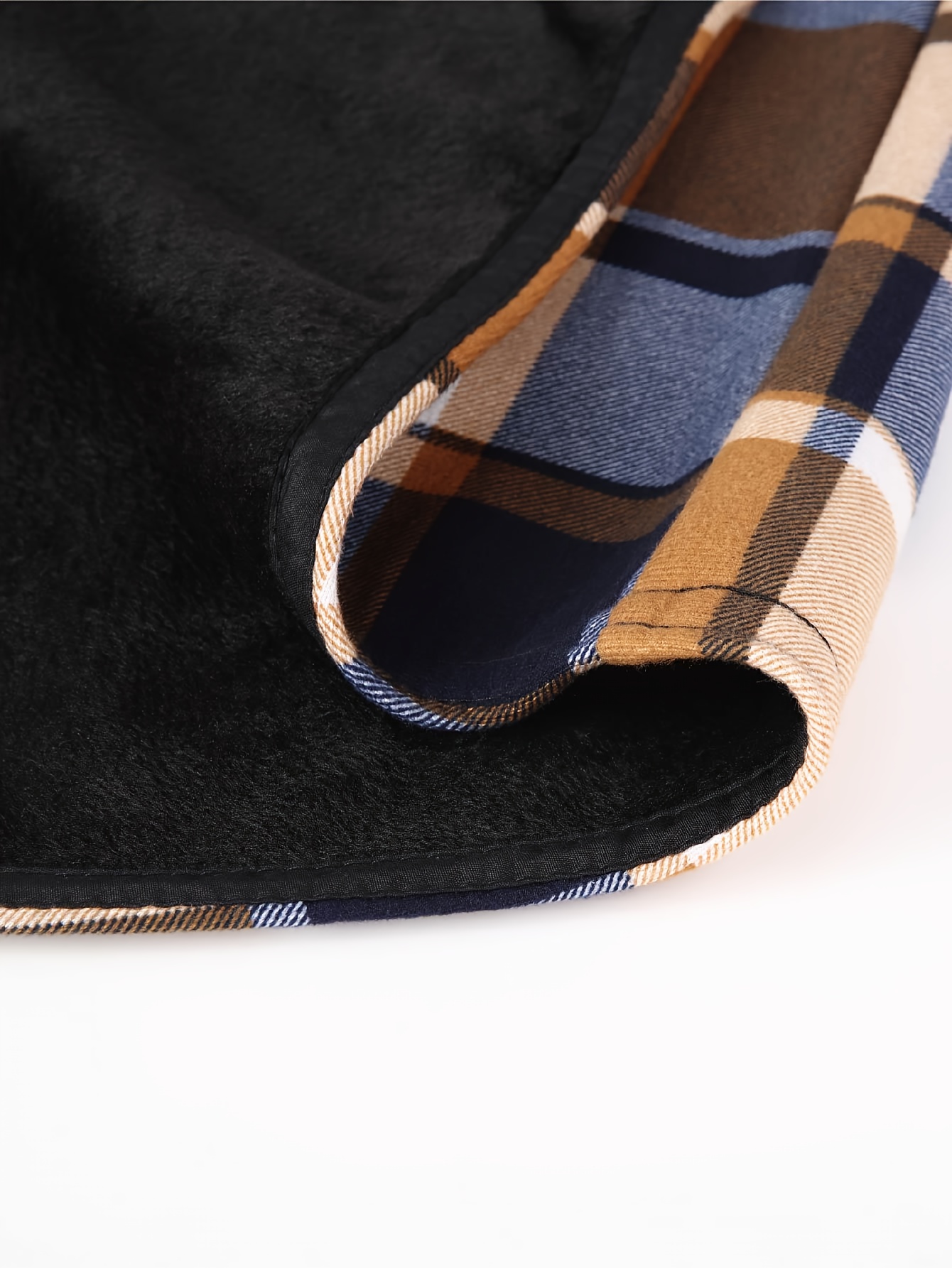 Thermisch werkschort met capuchon voor heren - Heavy-duty fleece gevoerde winterjas met ruitpatroon, volledige ritssluiting aan de voorkant, lange mouwen, overhemdjasje met knoopsluiting voor boerderij, bouw, buiten - Dik geïsoleerd laagstuk (s-3xl) - Ideaal voor Col