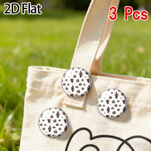 2d flat 2d flat 3pcs halloween exquisite pattern brooches pins badges for jeans clothing backpacks and hats unisex daily use high end christmas party and gathering gifts new years gifts multiple patterns