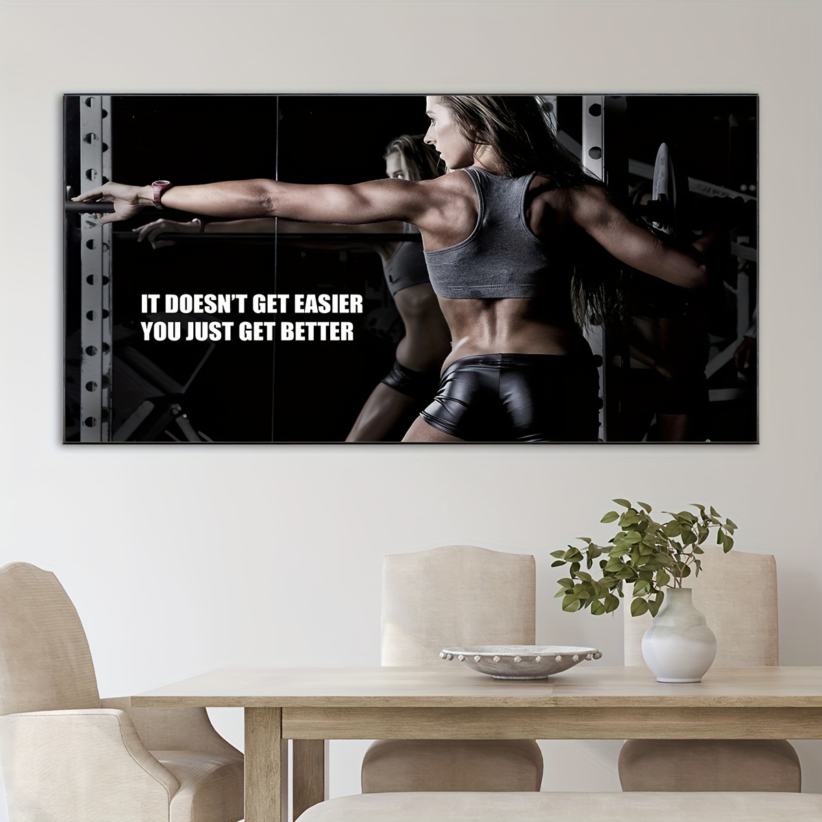 1pc fitness motivational wall art poster Temu Ireland