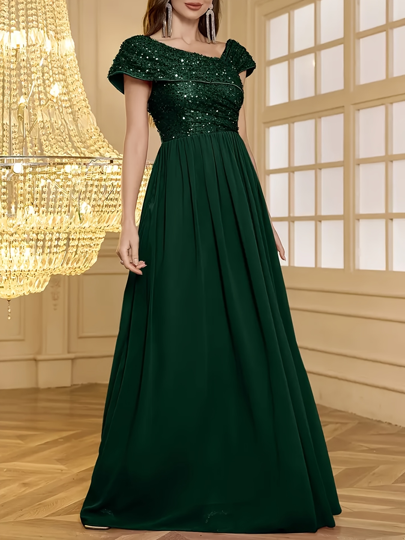 womens formal evening gown v neck long - Temu Mauritius