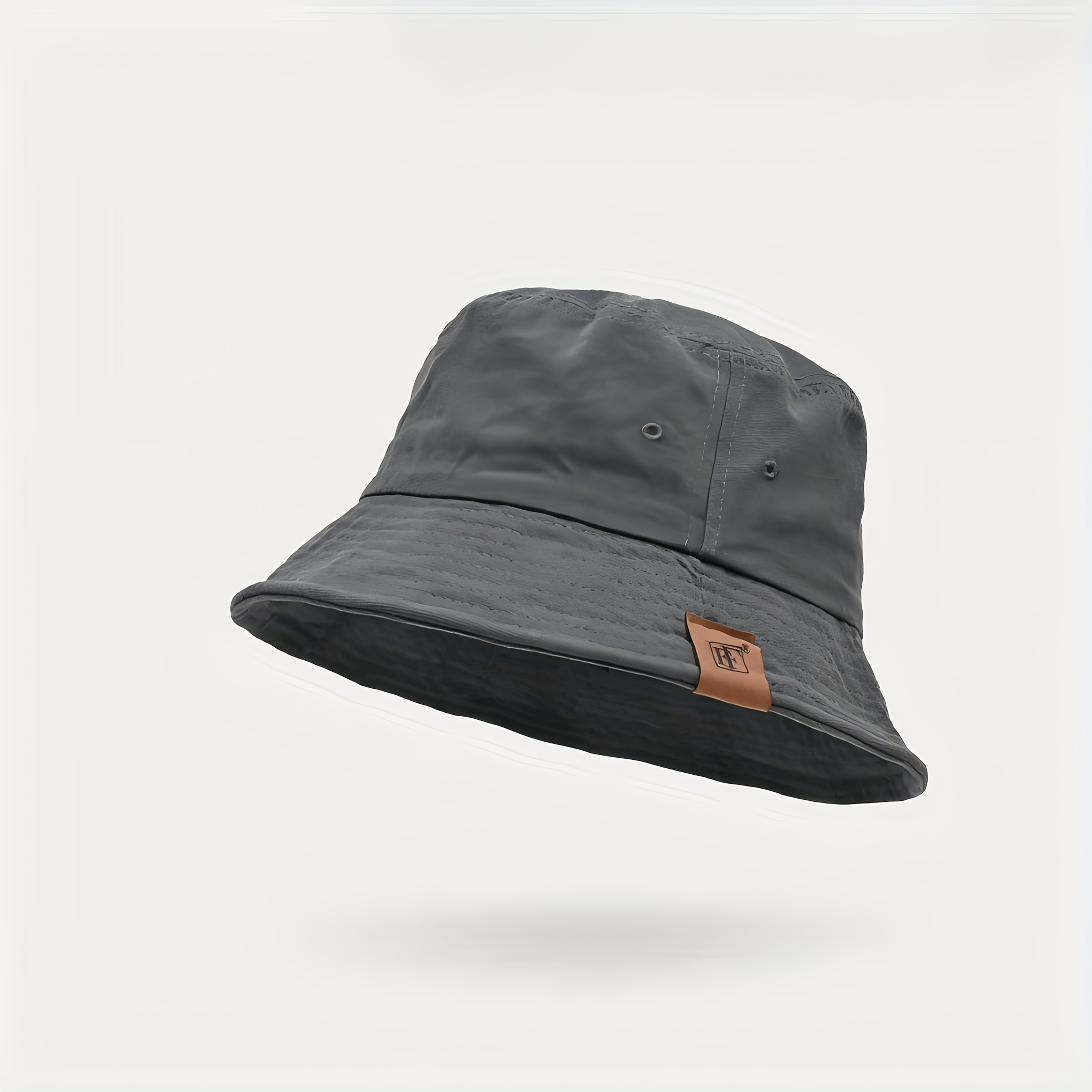 TEMU 1pc Wide-brimmed Bucket Hat For - Lightweight Breathable Foldable Sun Hat With Drawstring Closure, (beige/black/brown/dark Grey) - Outdoor Beach