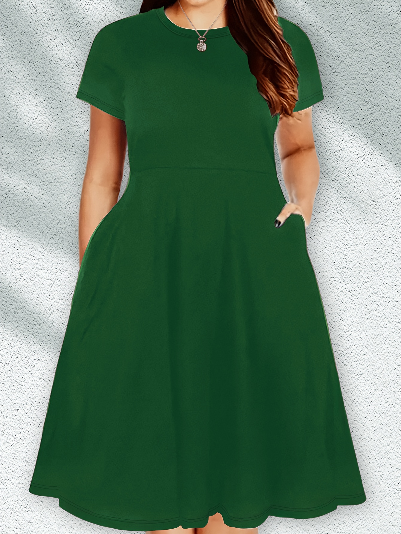 green dress sold on Temu United States