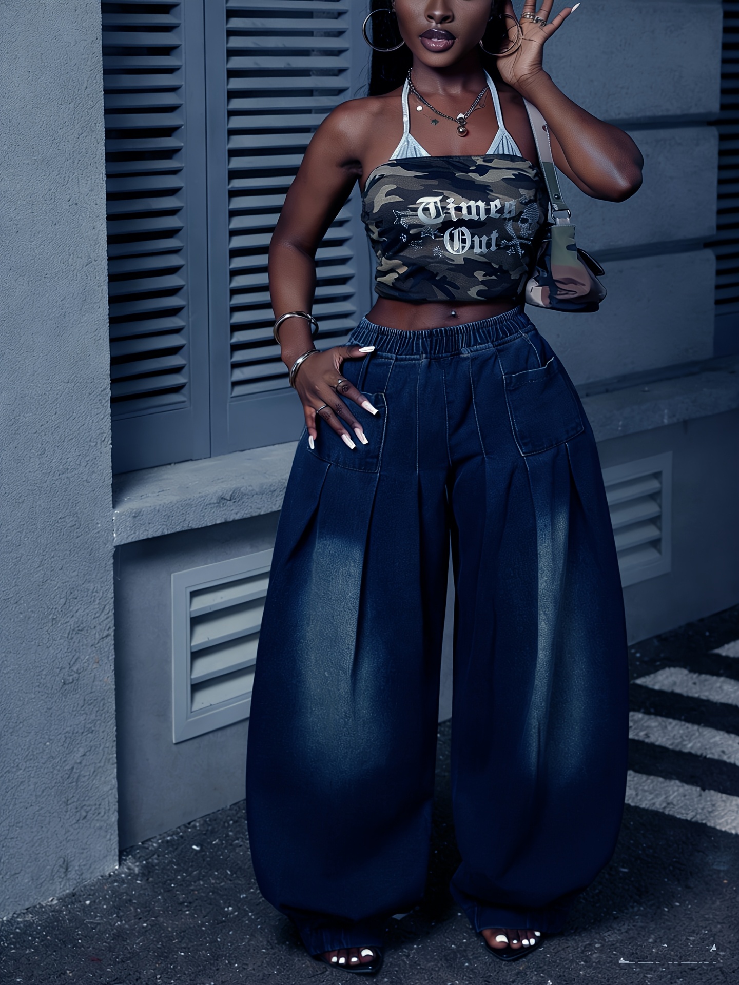 jeans curvy sold on Temu United States