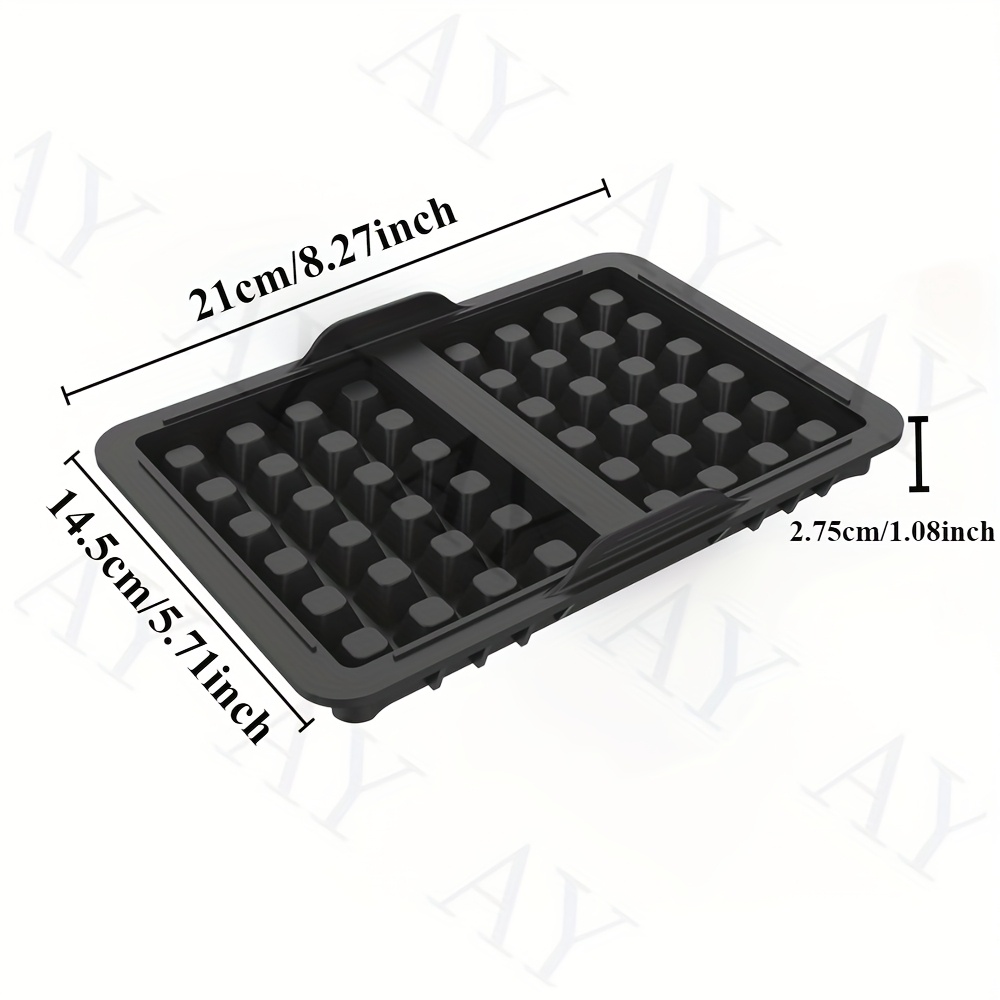 1/2pcs Air Fryer Silicone Liners Non-Stick Reusable Air Fryer Waffle Baking Pan Waffle Mold for Ninja AF400EU AF451EU SL400EU AF500DE Models and Many Other Air Fryers Accessories