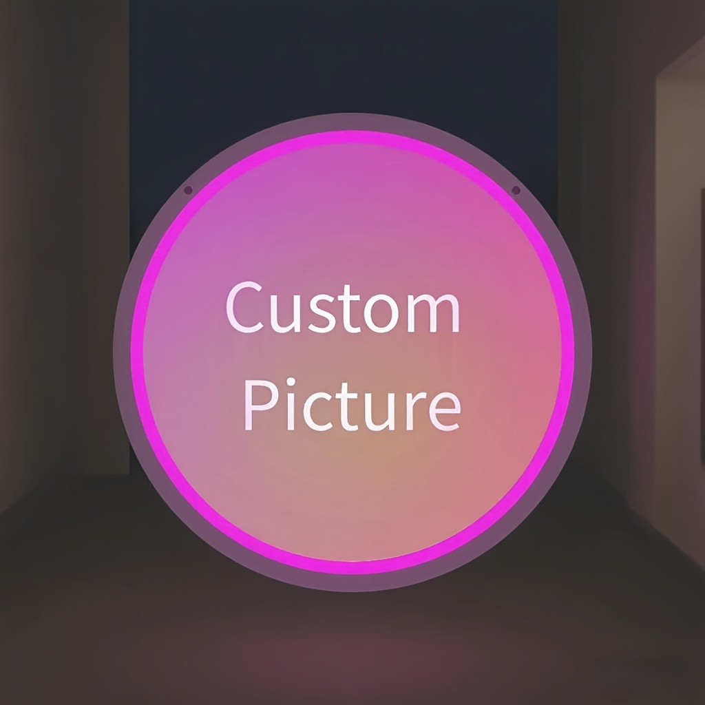 TEMU Neon Fine Nf Custom Uv Printed Led Neon Sign - Usb-powered Wall-mounted Light With Button Control, Personalized Text/picture For Weddings,
