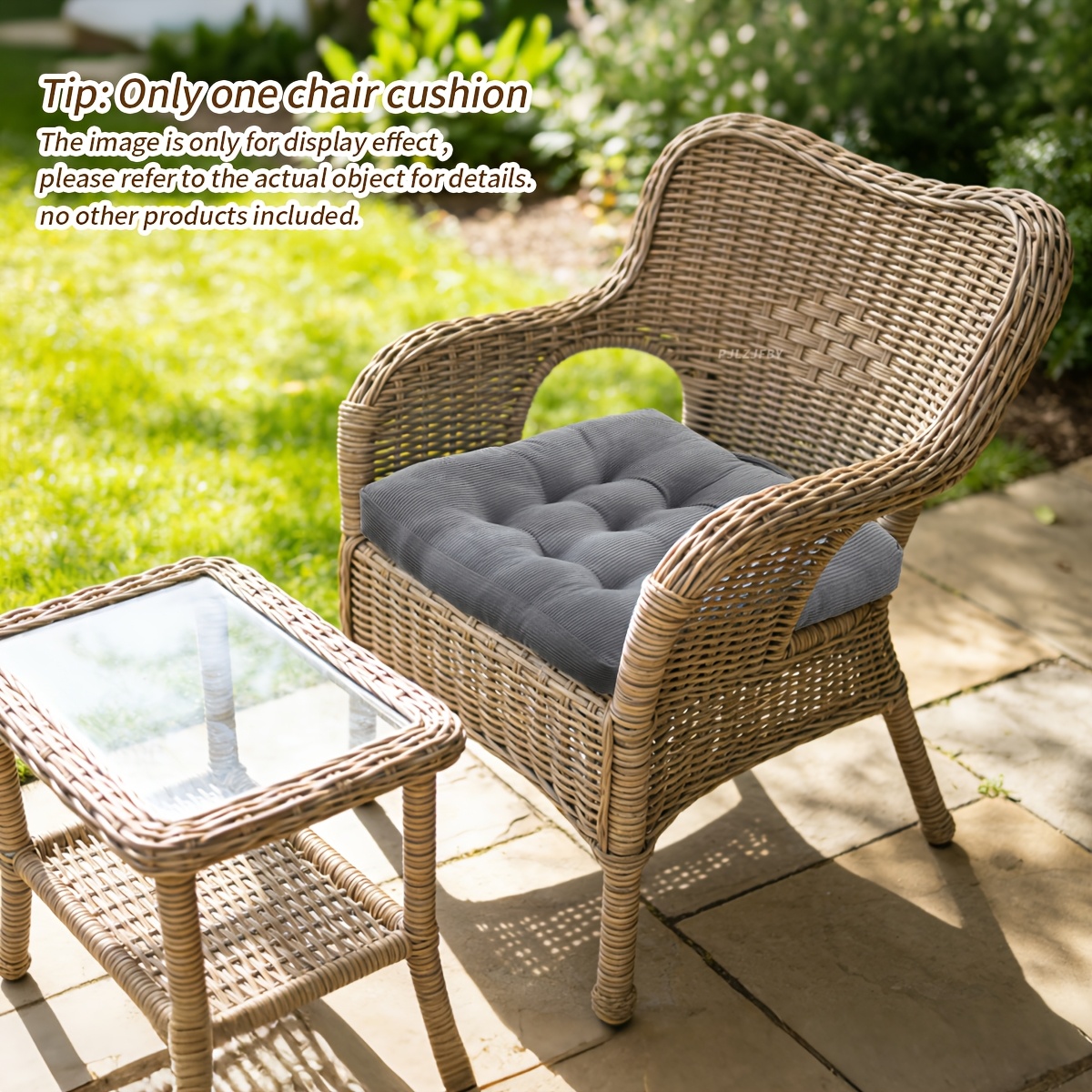 Cushion for Outdoor Courtyard Crafted from Corduroy Fabric