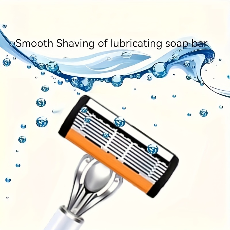 Men'S 72-Blade Razor: Progressive Design for Painless Shaving, 2 Non-Slip Handles, Classic Style, Ideal Gift for Birthday/ Father'S Day