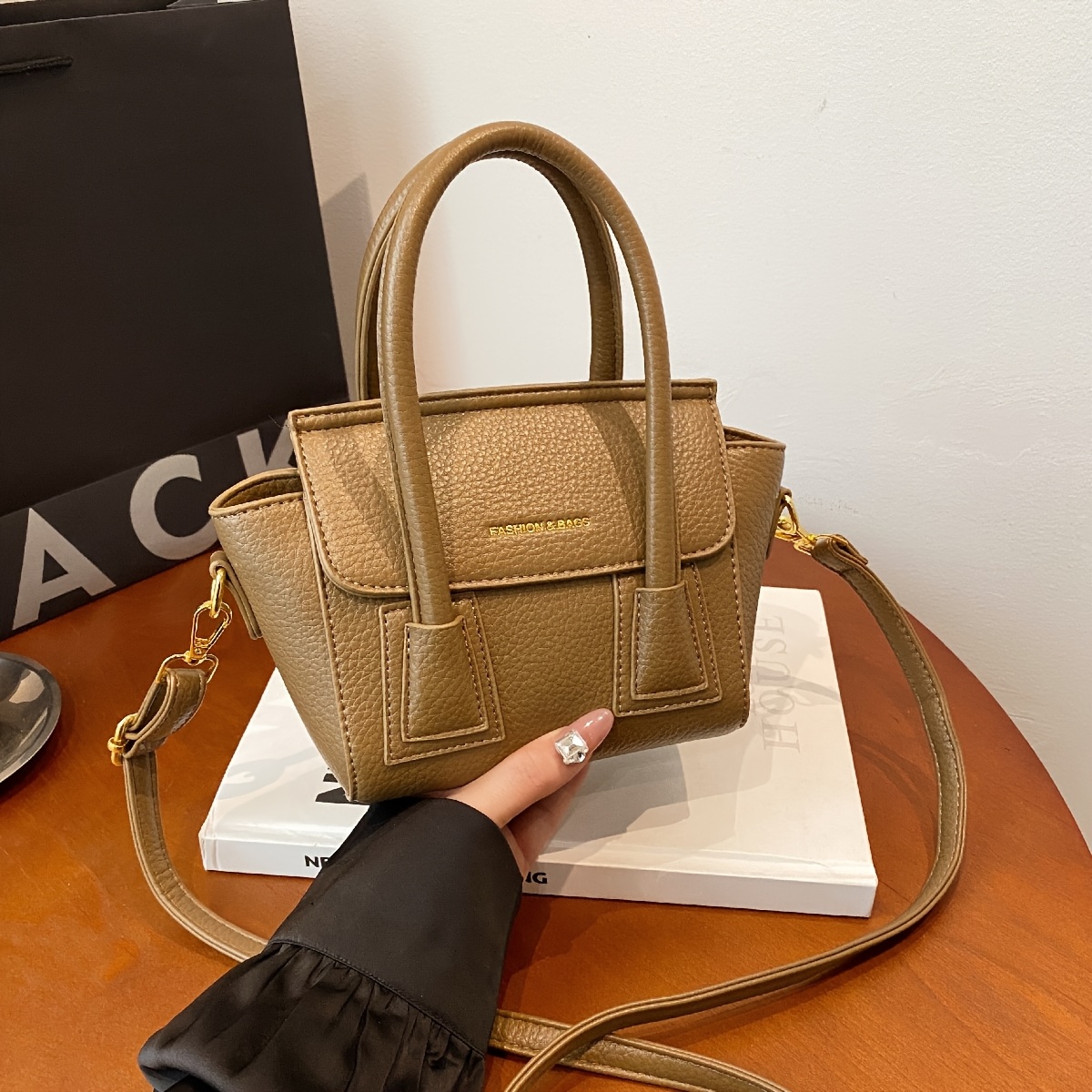 Mini Bucket Handbag Wo Convertible Handbag