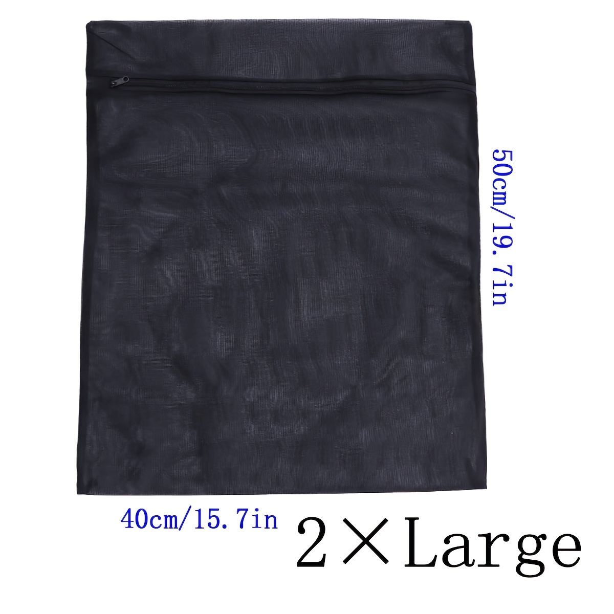 E-shop Schwarze Netz-Wäschesäcke, Polyester-Waschbeutel für empfindliche Kleidung, Waschmaschinengeeignet, inklusive für Unterwäsche, BHs, Socken,