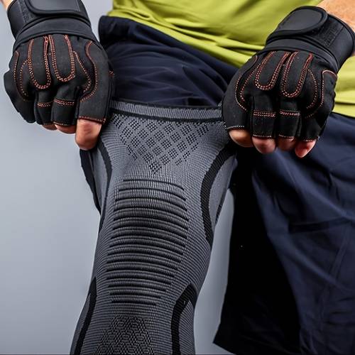 rodilleras de compresión 1, absorción, soporte para , descompresión, cómodas, adecuadas para correr, voleibol, baloncesto, yoga, tenis, fútbol y deportes, versión simplificada