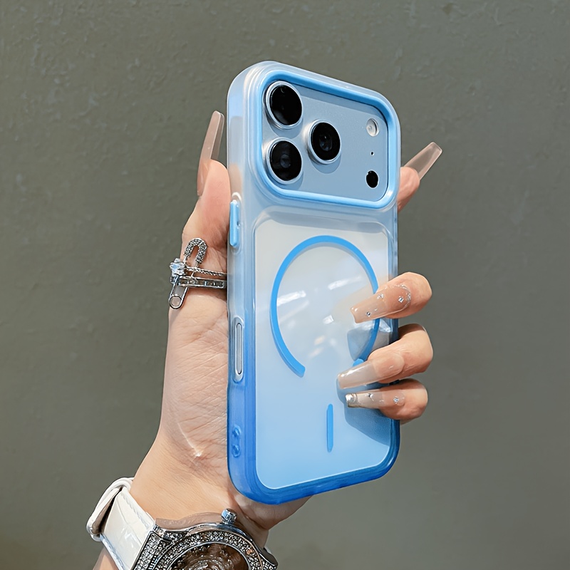 TEMU Custodia per telefono: Custodia morbida con ricarica wireless a , adatta per iPhone 18/17/16/15/14/13 Pro , cover antiurto, supporta la ricarica
