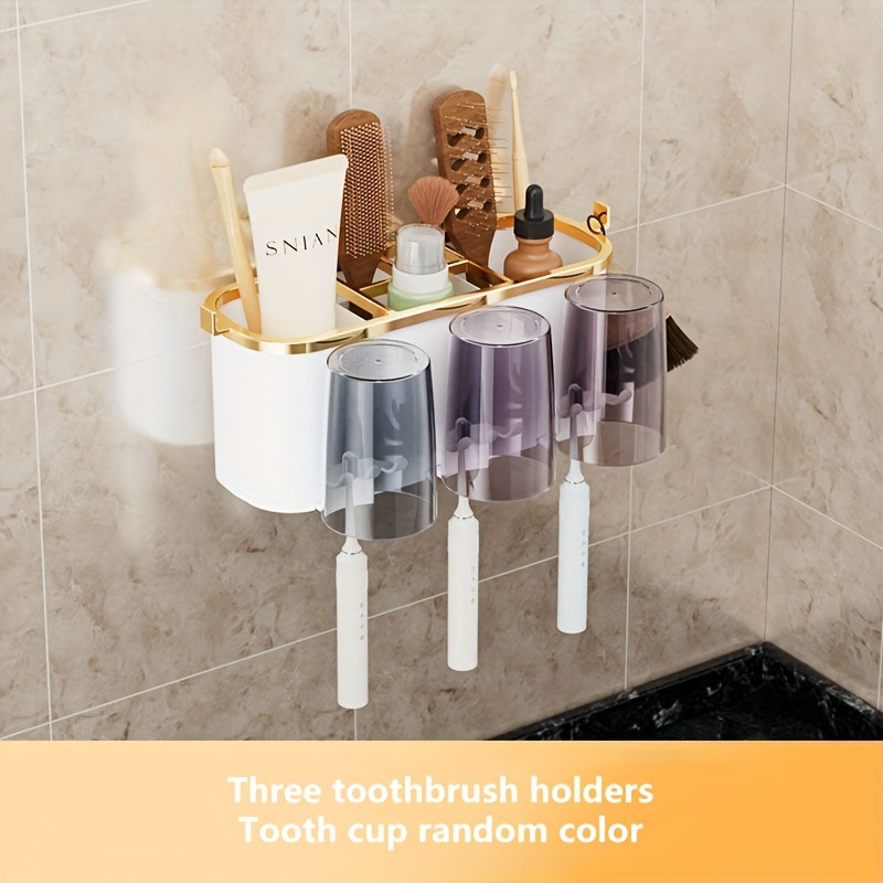 Fixwal Juego De Dispensador De Jabón De Baño De 6 Piezas, Soporte Para Cepillos De Dientes, 2 Frascos Con Soporte Qtip, Taza Para Cepillos De Dientes, Jabonera, Decoración Rústica Bohemia Para