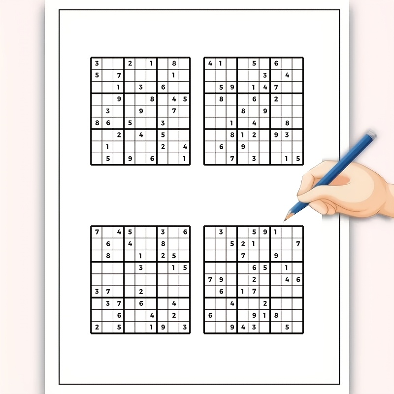 High-Difficulty Spiral-Bound Sudoku Game