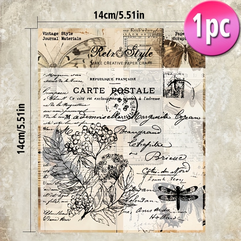 Image of 1pc 1pcs Panalisa Transparent Stamp - Eraser Seal Suitable For Scrapbooking, Diy Crafts, Music Notes & Letter Stamps, Transparent Stamps For Journals, Planners, Decorative Stamping