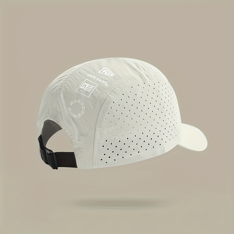 TEMU 1pc Men's 2025 New Quick-dry Short Brim Hat, Unisex Outdoor Baseball , Summer American-style Duckbill With